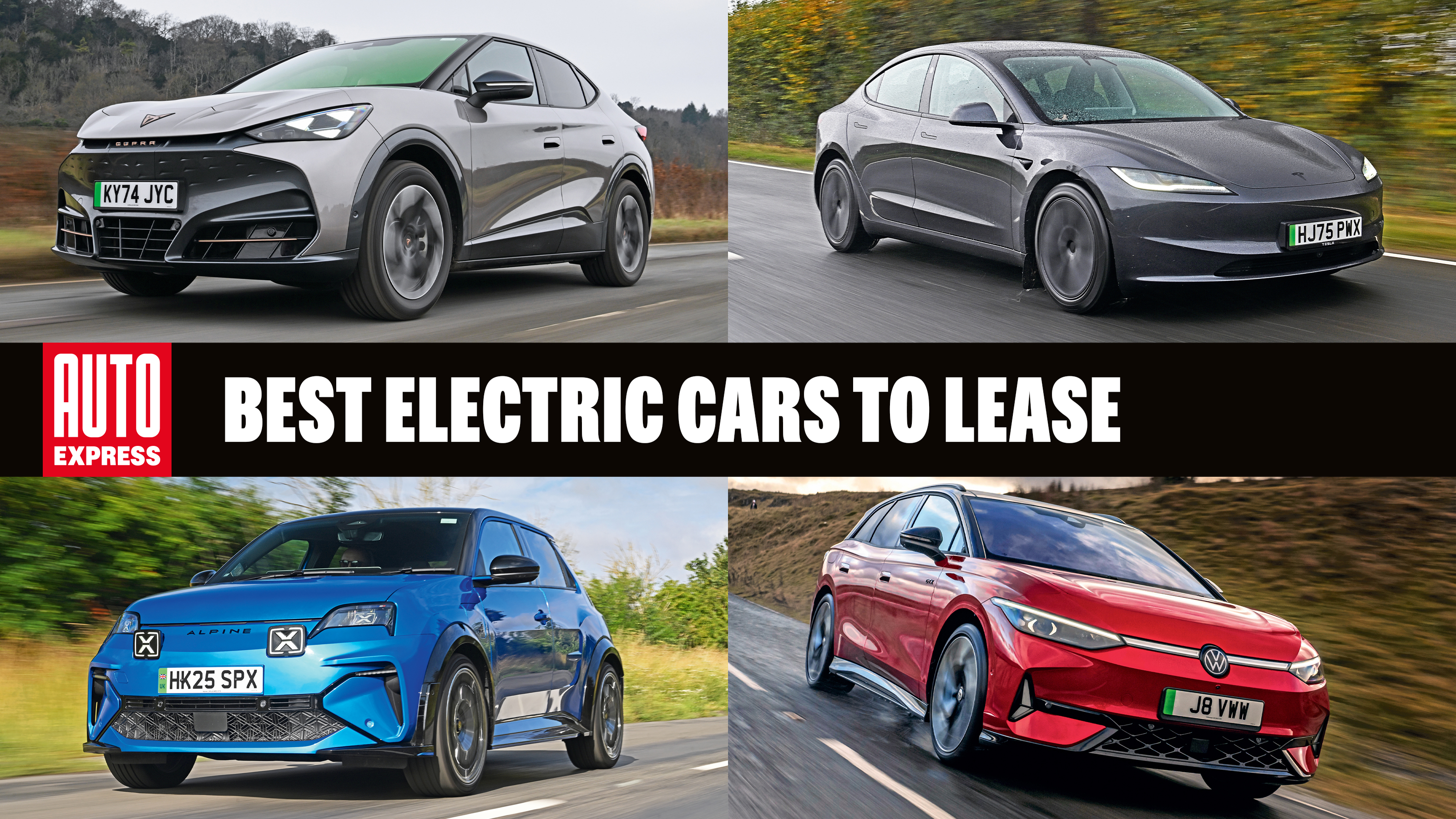 Best electric cars to lease Feb 2026