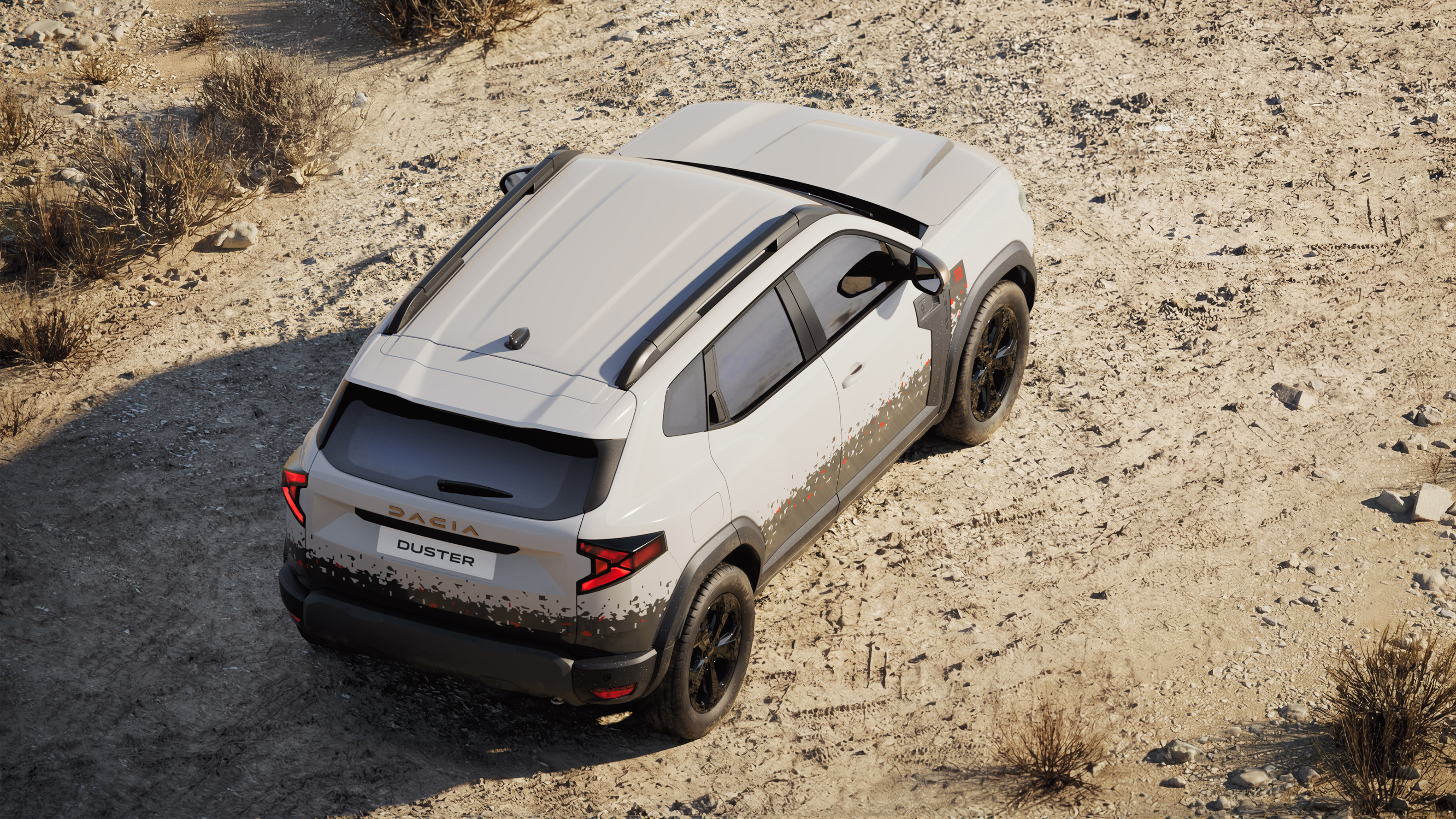 Dacia Duster Spirit of Sand Limited Edition - rear overhead