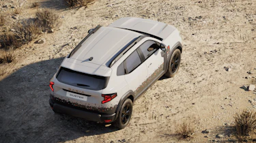 Dacia Duster Spirit of Sand Limited Edition - rear overhead