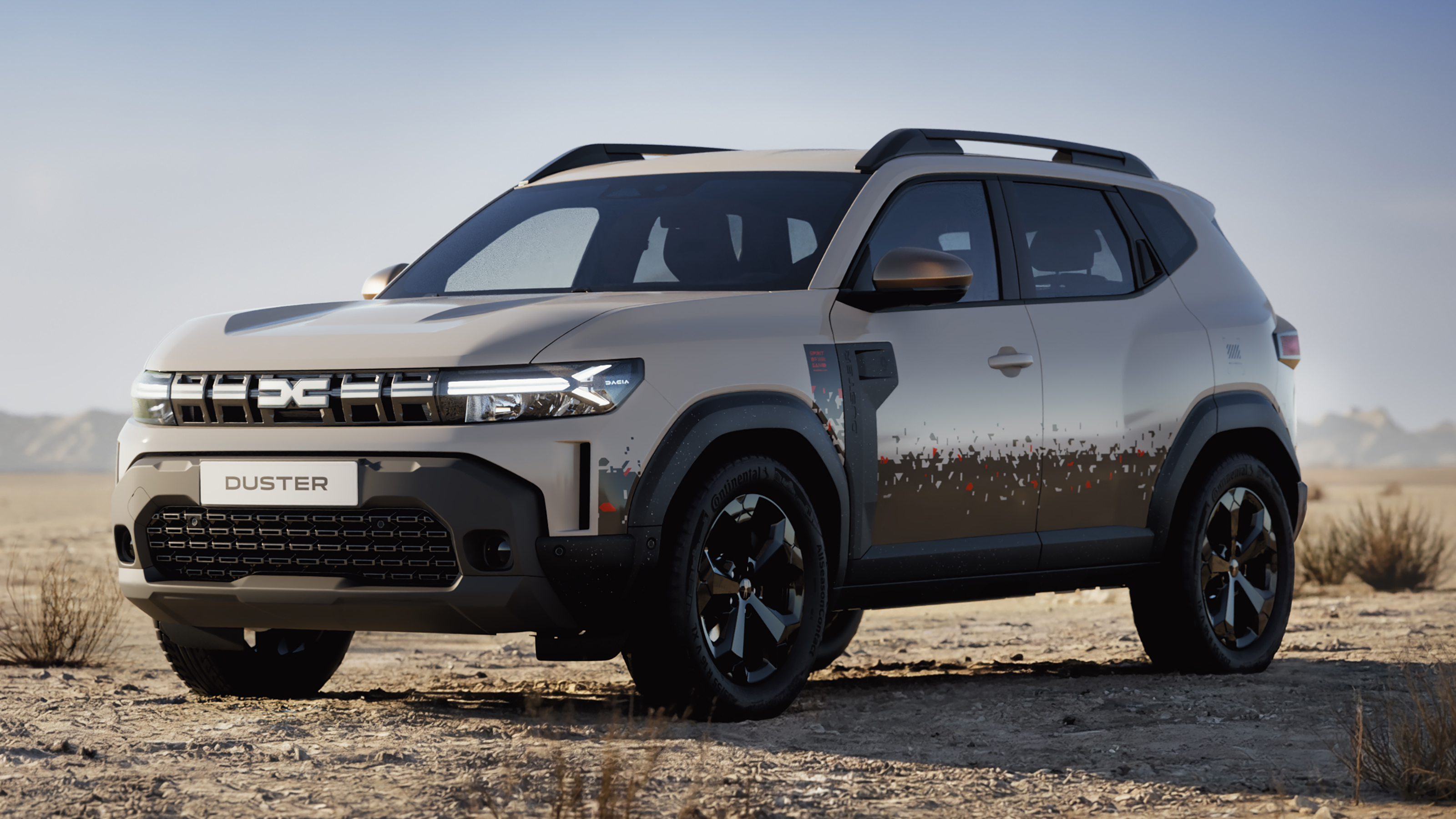 Dacia Duster Spirit of Sand Limited Edition - static front 3/4