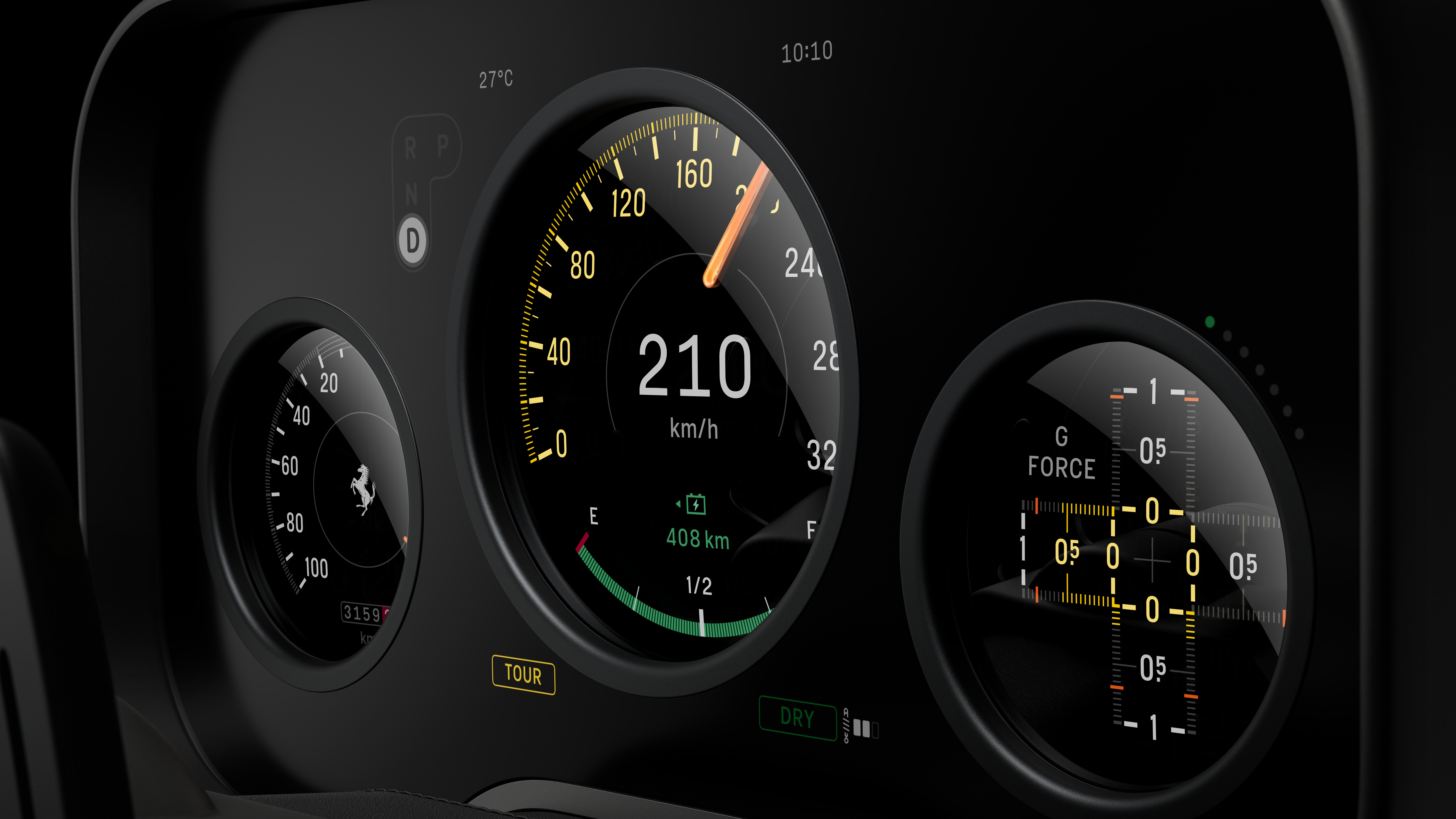 Ferrari Luce - dials