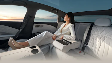 Geely Galaxy E8 - rear seats