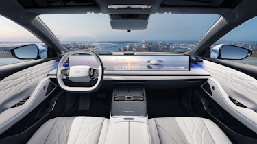 Geely Galaxy E8 - white dashboard