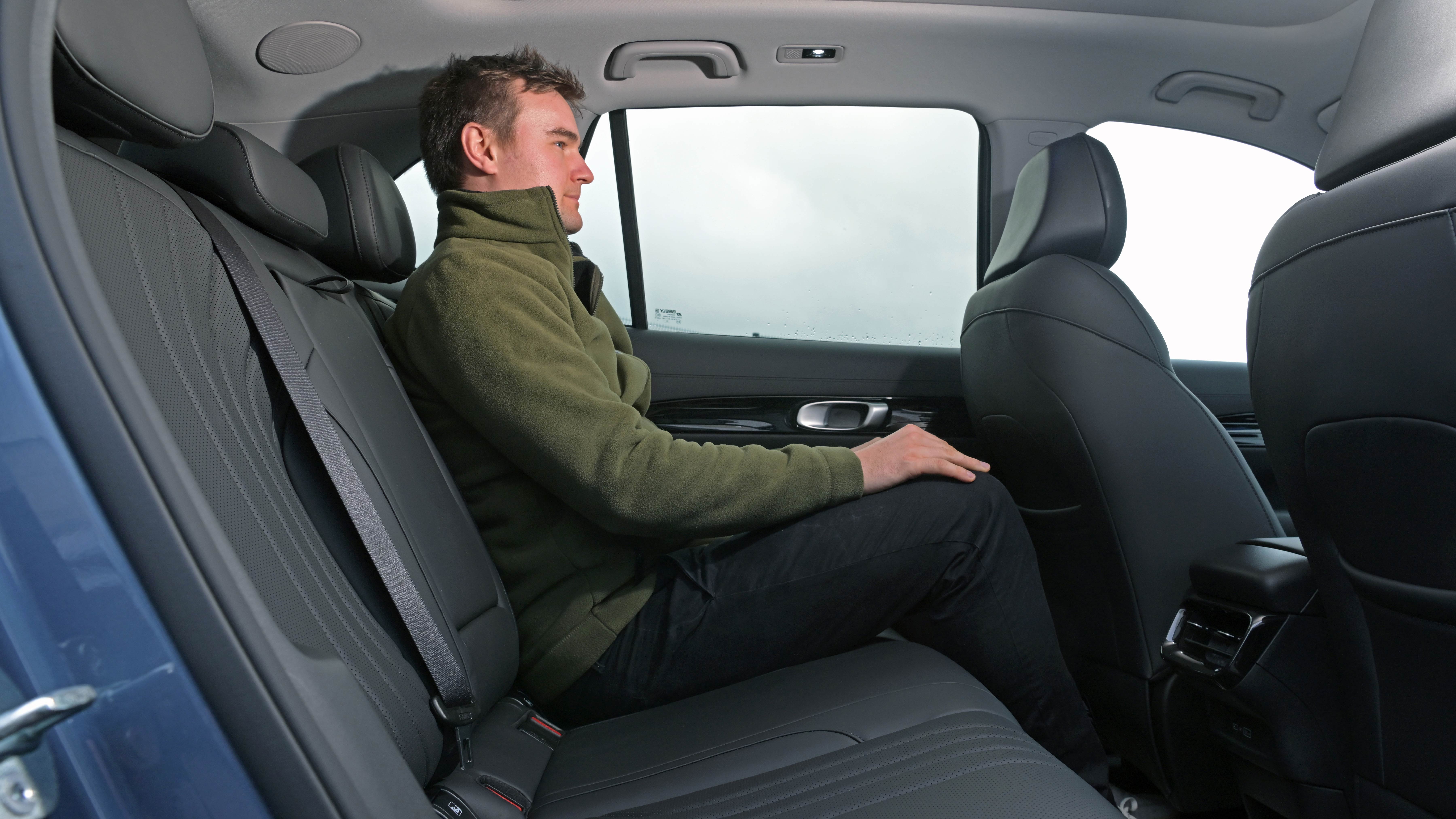 Alastair Crooks sat in the Geely Starray