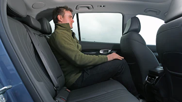 Alastair Crooks sat in the Geely Starray