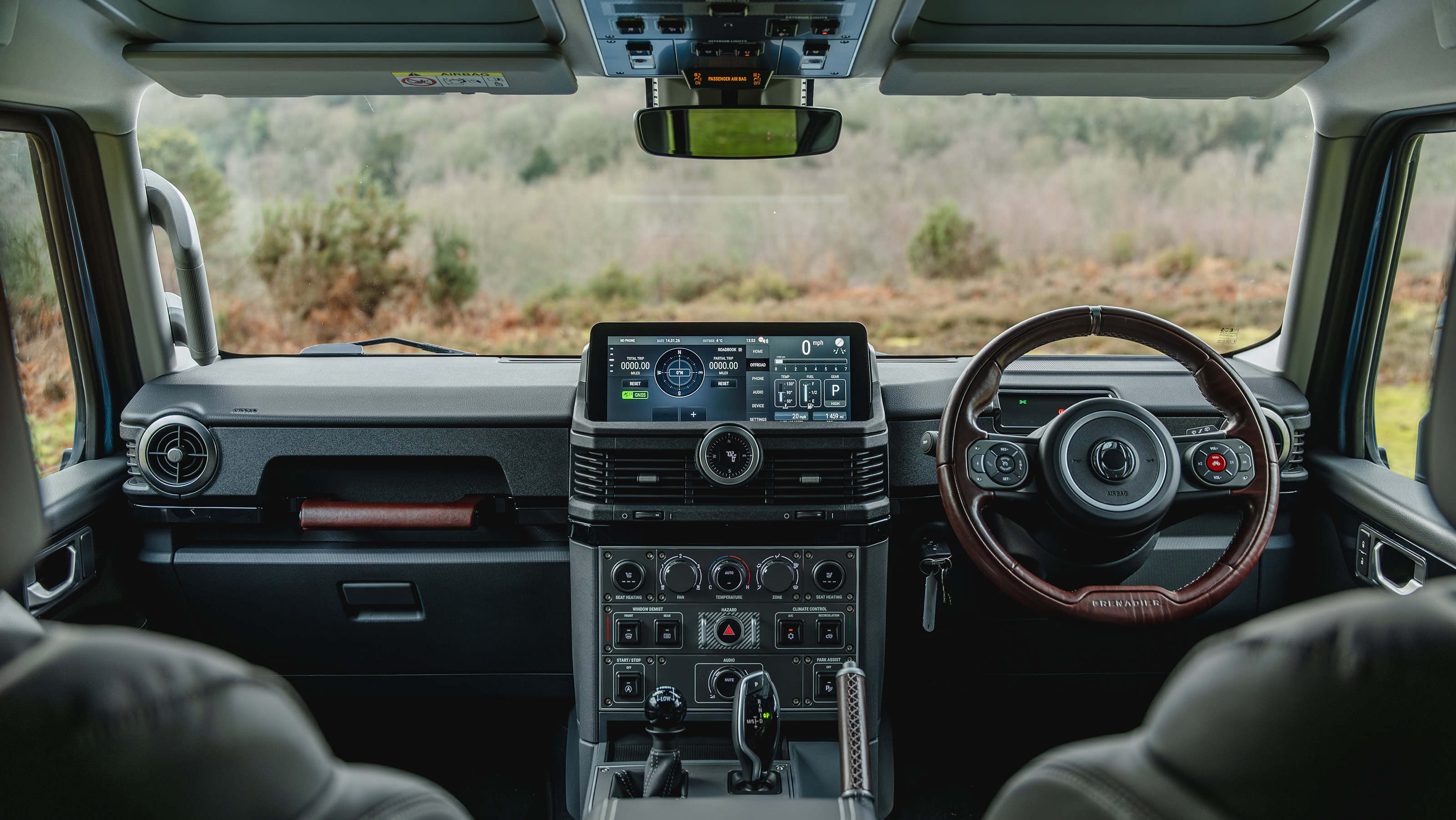 Ineos Grenadier - dashboard