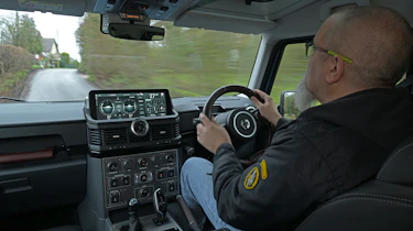 auto Express senior test editor Dean Gibson driving the Ineos Grenadier