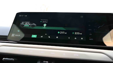 Kia EV4 - battery range screen