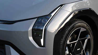 Kia EV4 - head light detail, side