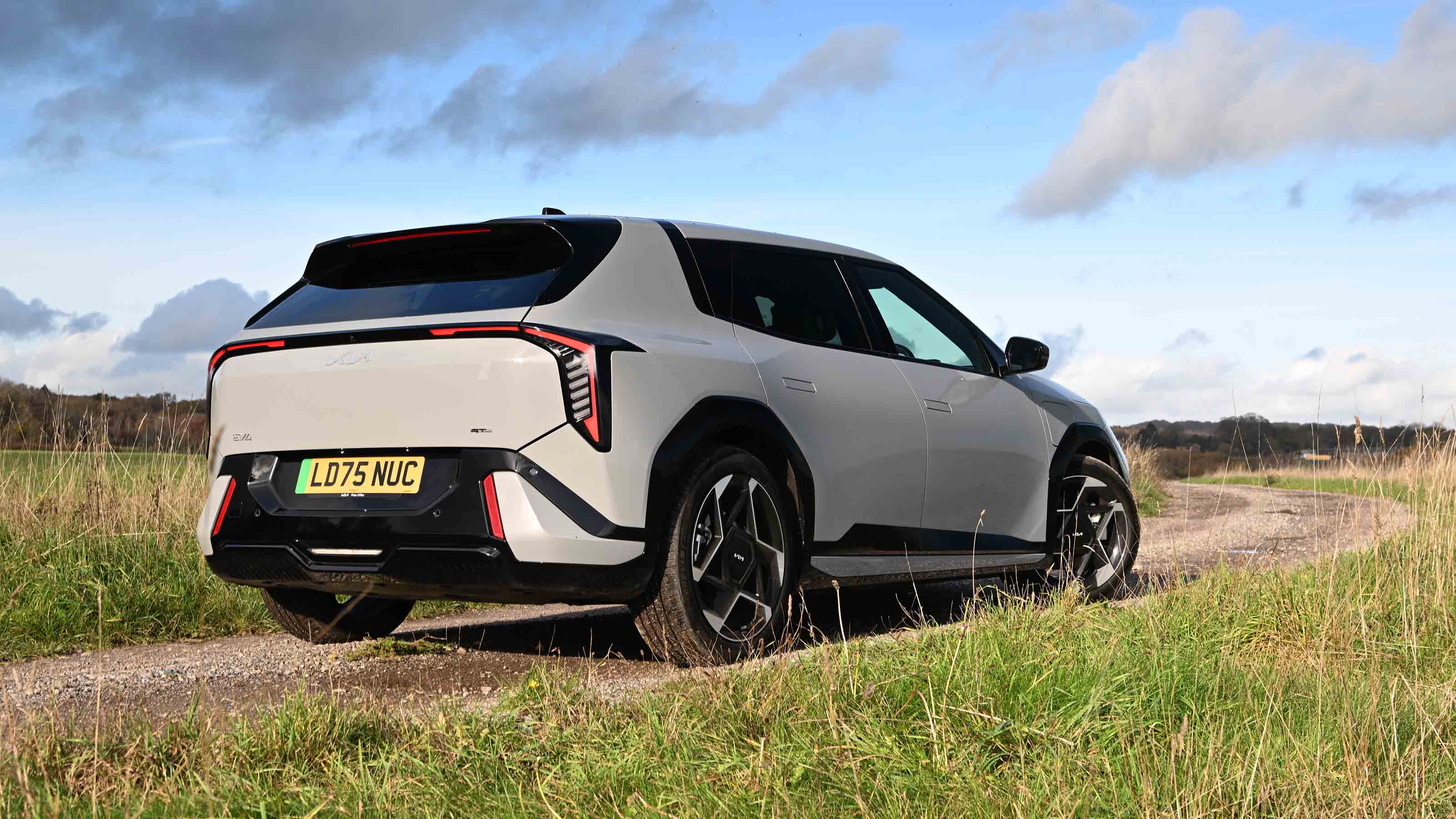 Kia EV4 - rear, static