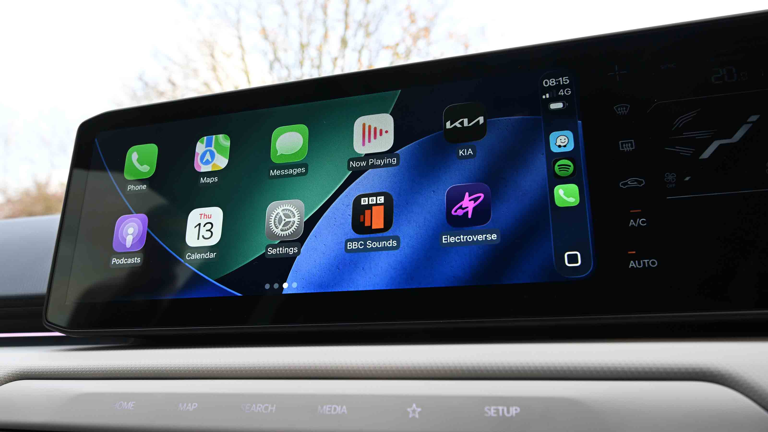 Kia EV4 - infotainment screen