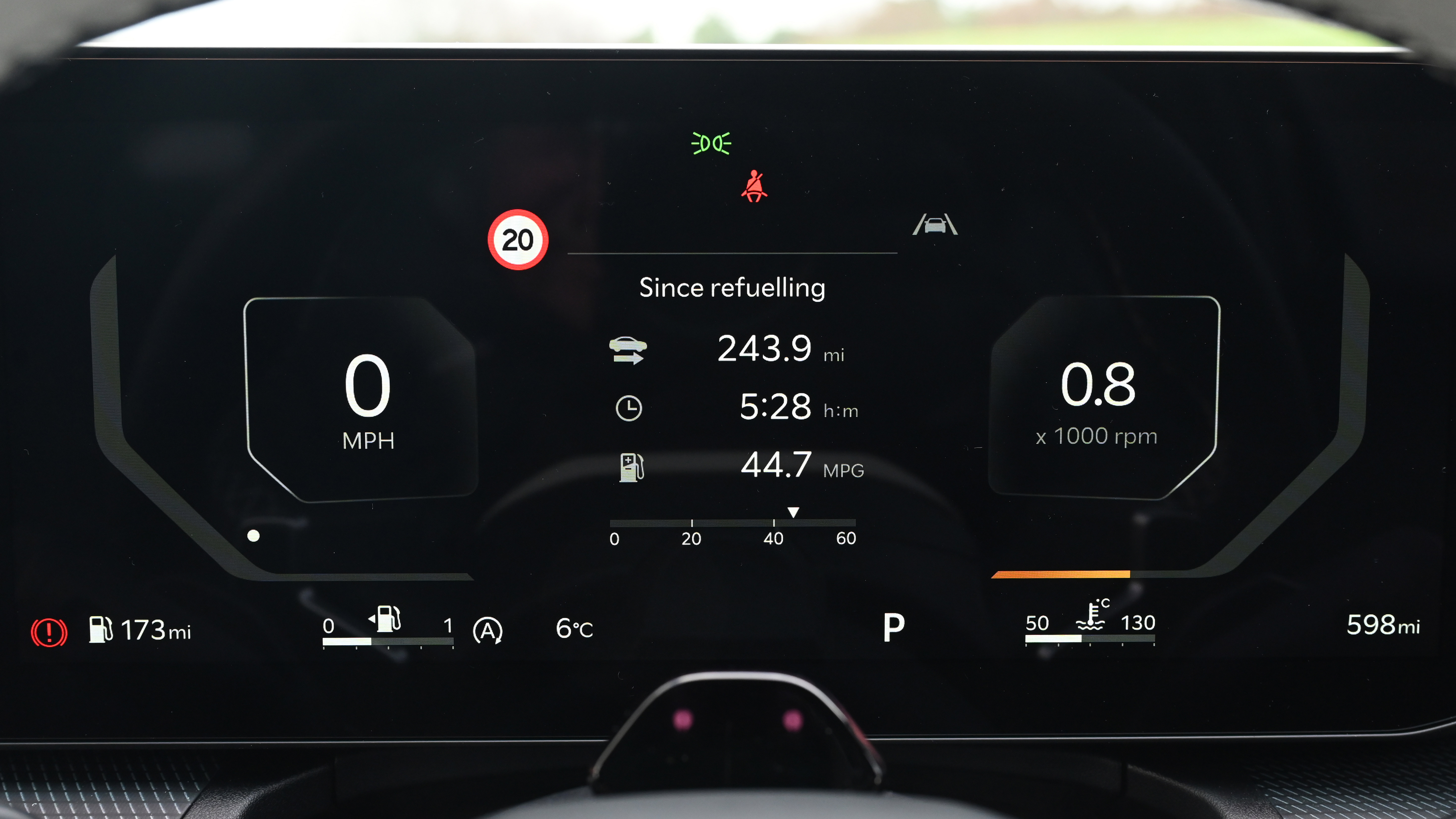 Kia K4 - dials