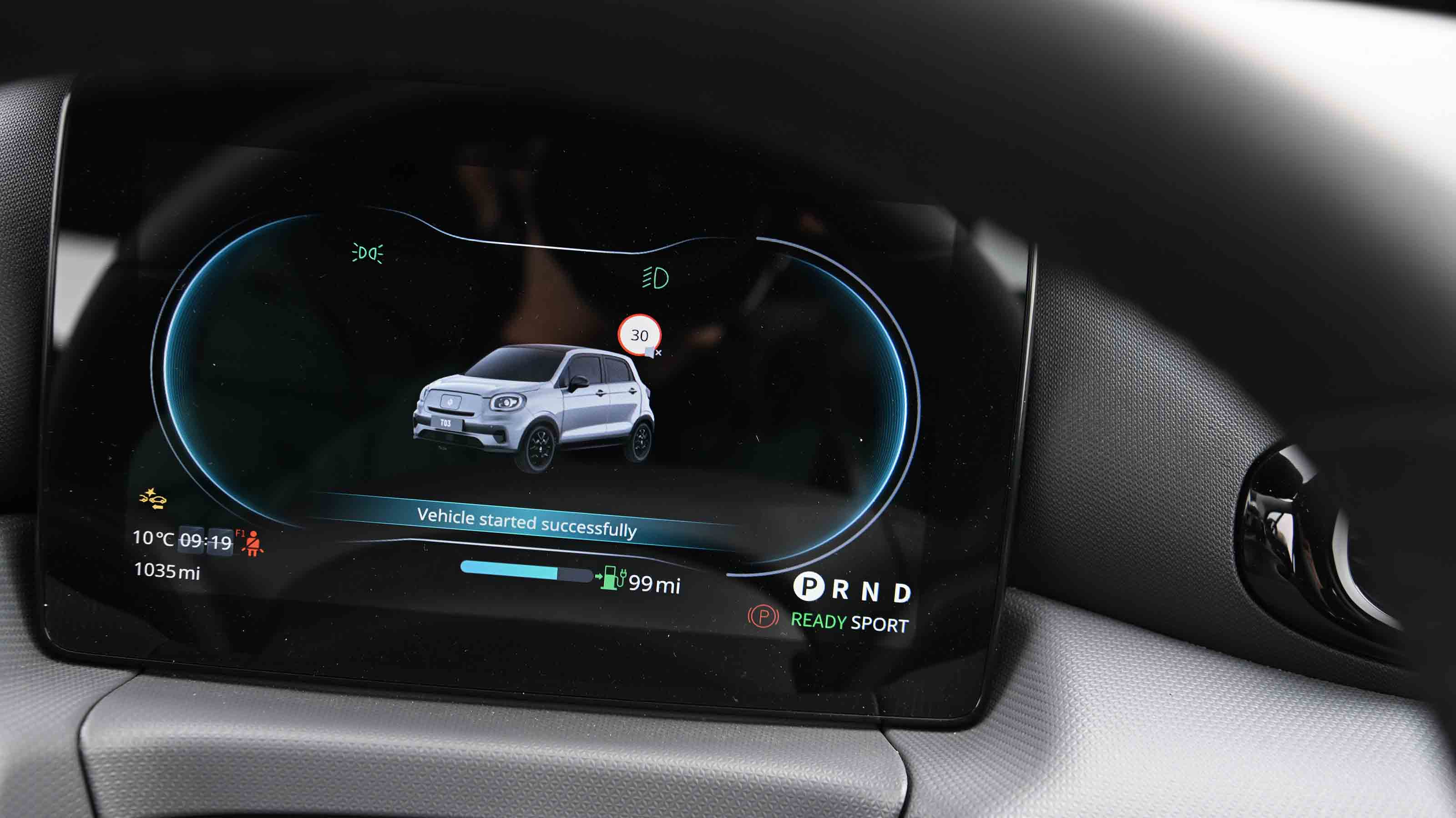 Leapmotor T03 - digital instrument cluster
