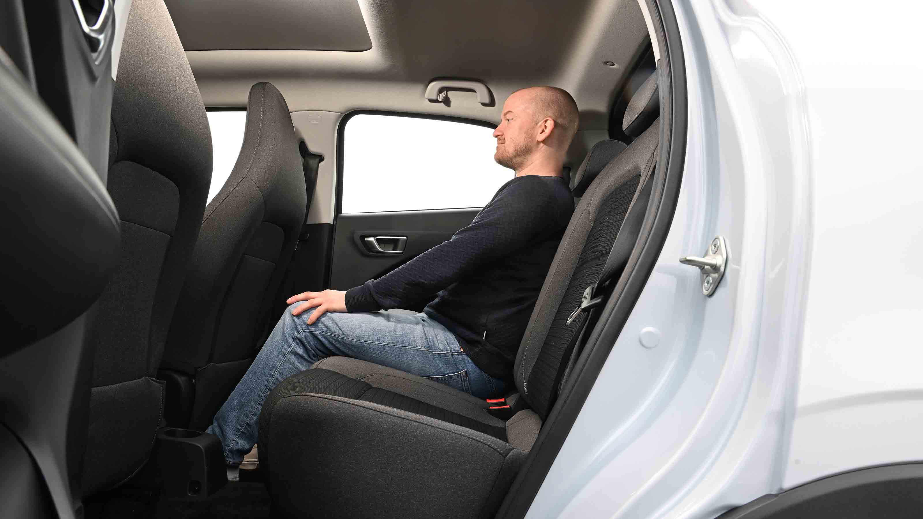 Leapmotor T03 - rear seats with former chief reviewer, Alex Ingram