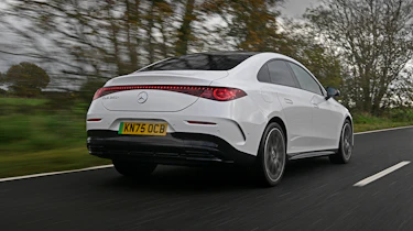 New Mercedes CLA being tested in the UK - rear tracking