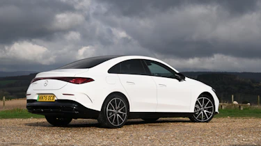 New Mercedes CLA being tested in the UK - rear static