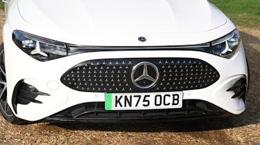 New Mercedes CLA being tested in the UK - grille