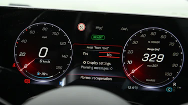 New Mercedes CLA being tested in the UK - digital drivers display