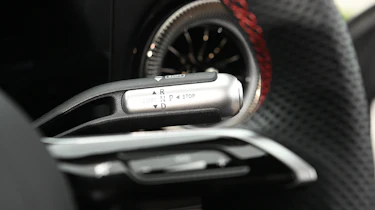 New Mercedes CLA being tested in the UK - gear selector