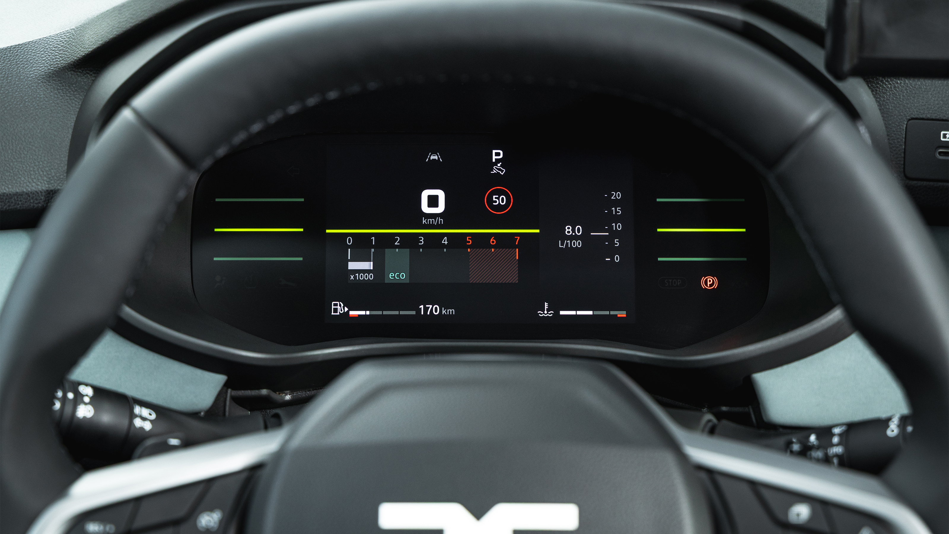 New Dacia Sandero Stepway - driver display