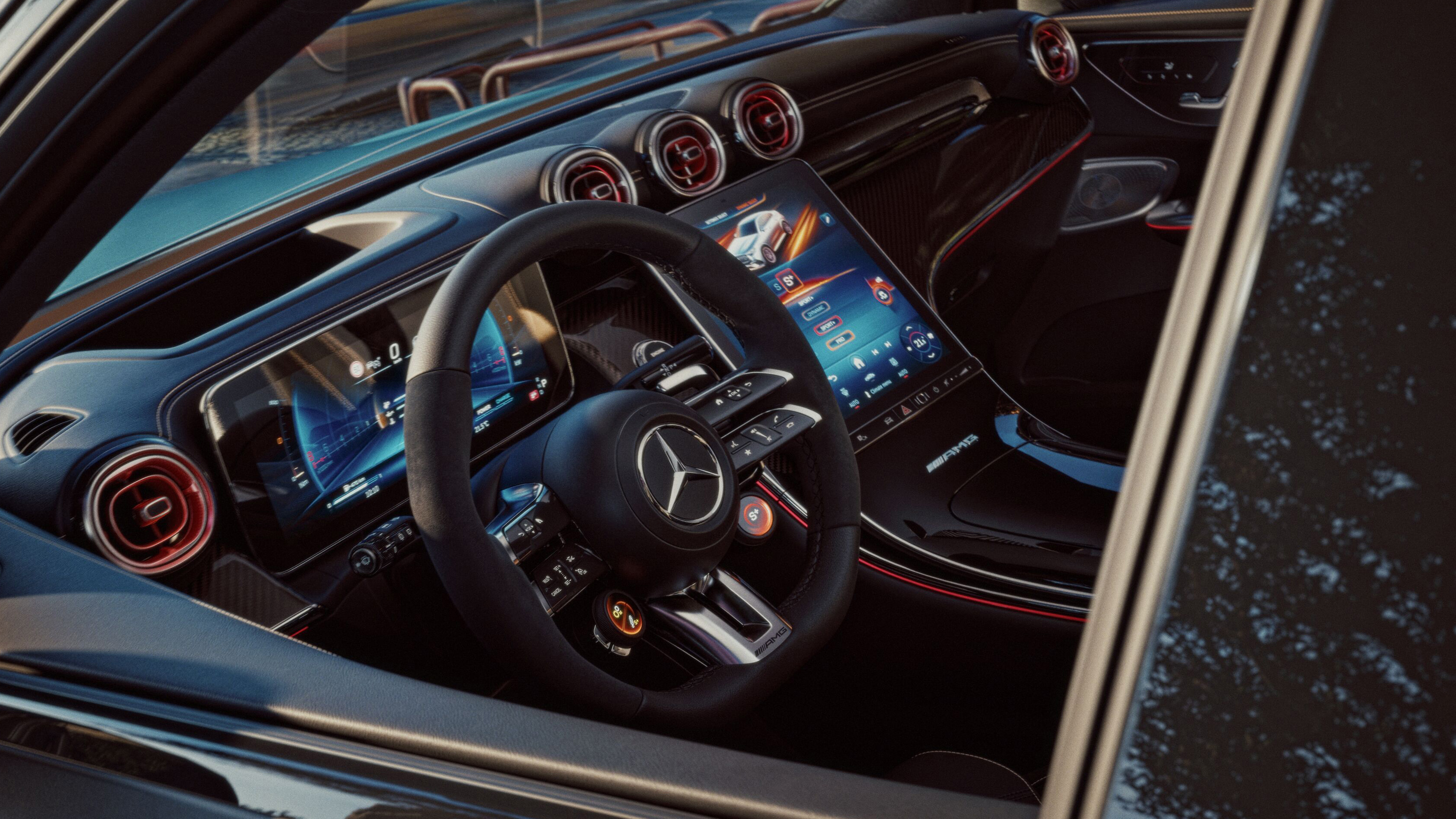 Mercedes-AMG GLC 53 Coupe - cabin