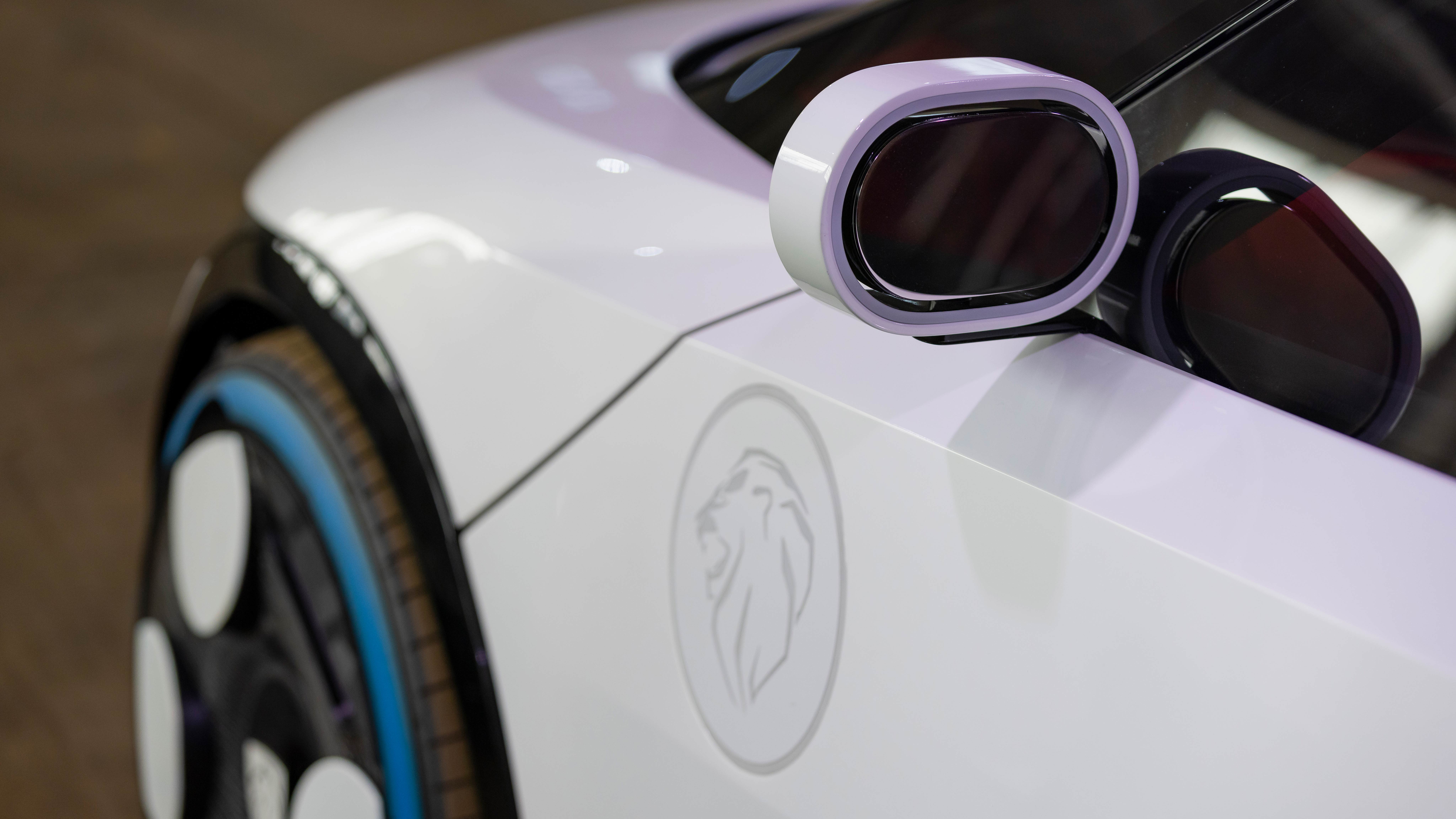 Peugeot Polygon concept - wing mirror