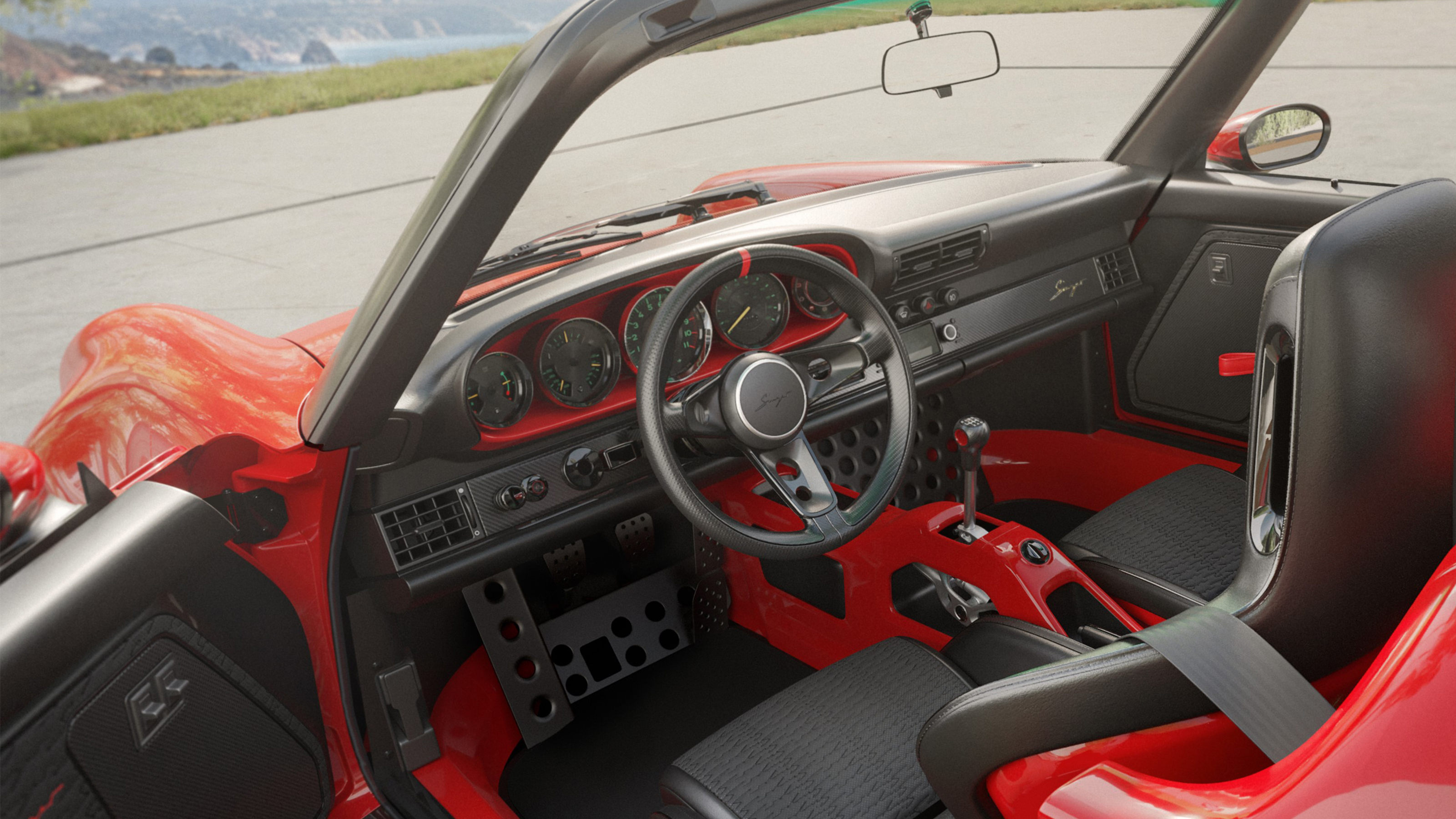 Singer 911 Cabriolet - dashboard