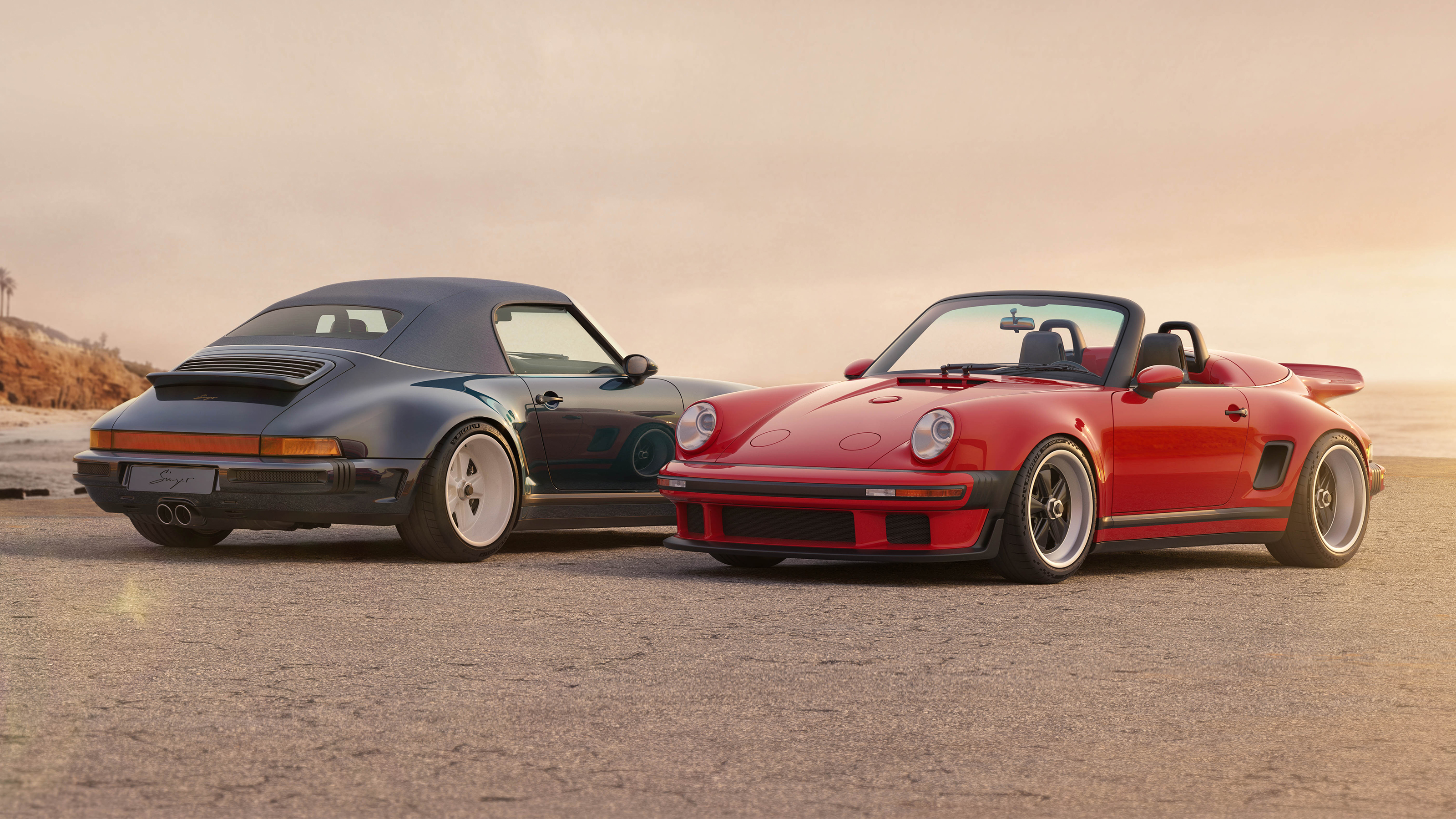 Singer 911 Cabriolet - front and rear
