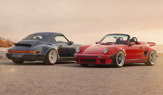 Singer 911 Cabriolet - front and rear