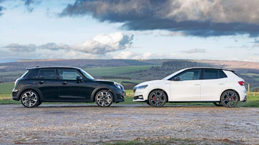 Skoda Fabia 130 vs MINI Cooper S - head to head