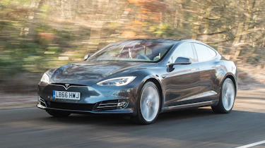 Three-car garage - Tesla Model S