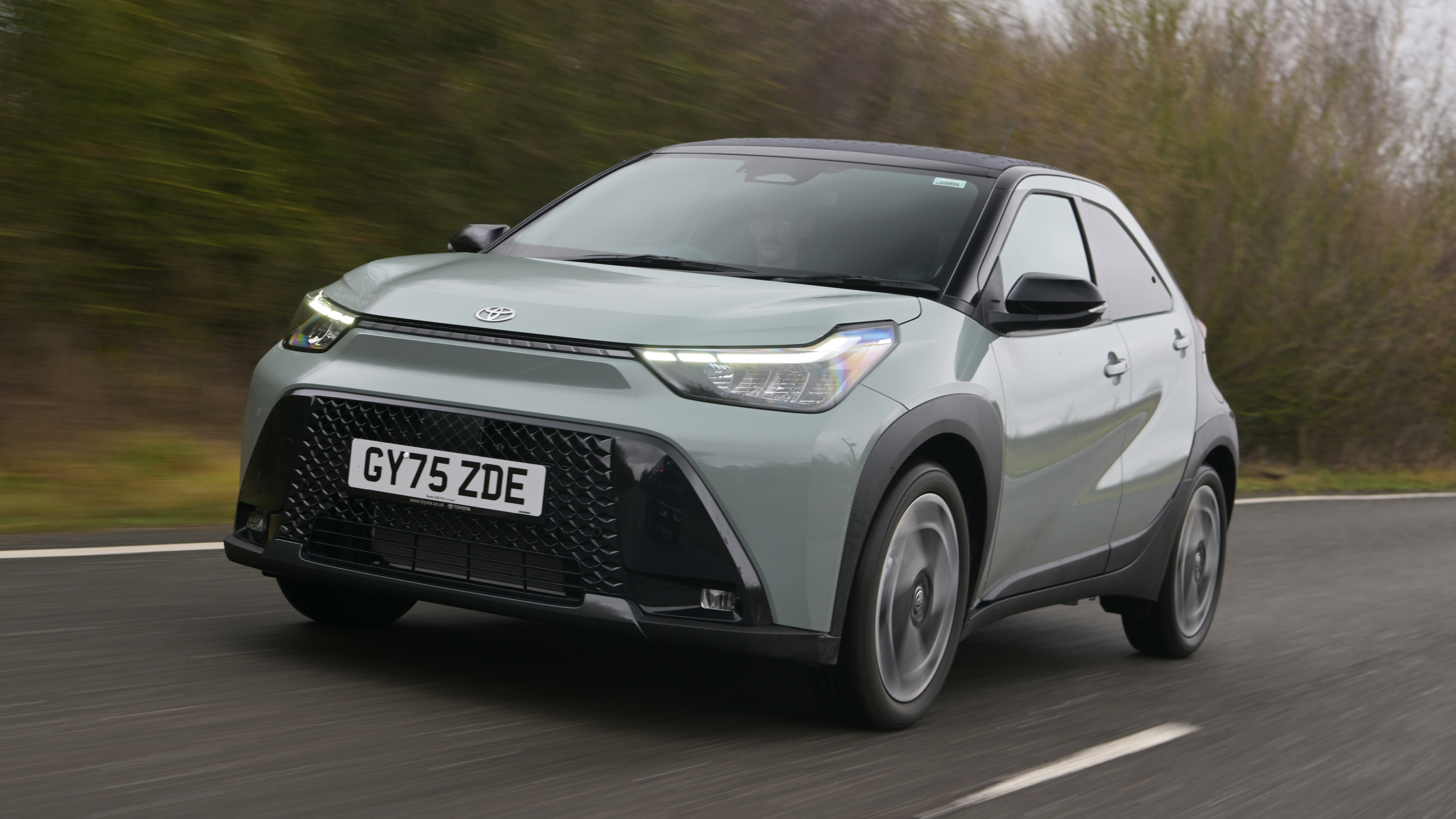Toyota Aygo X - front tracking 