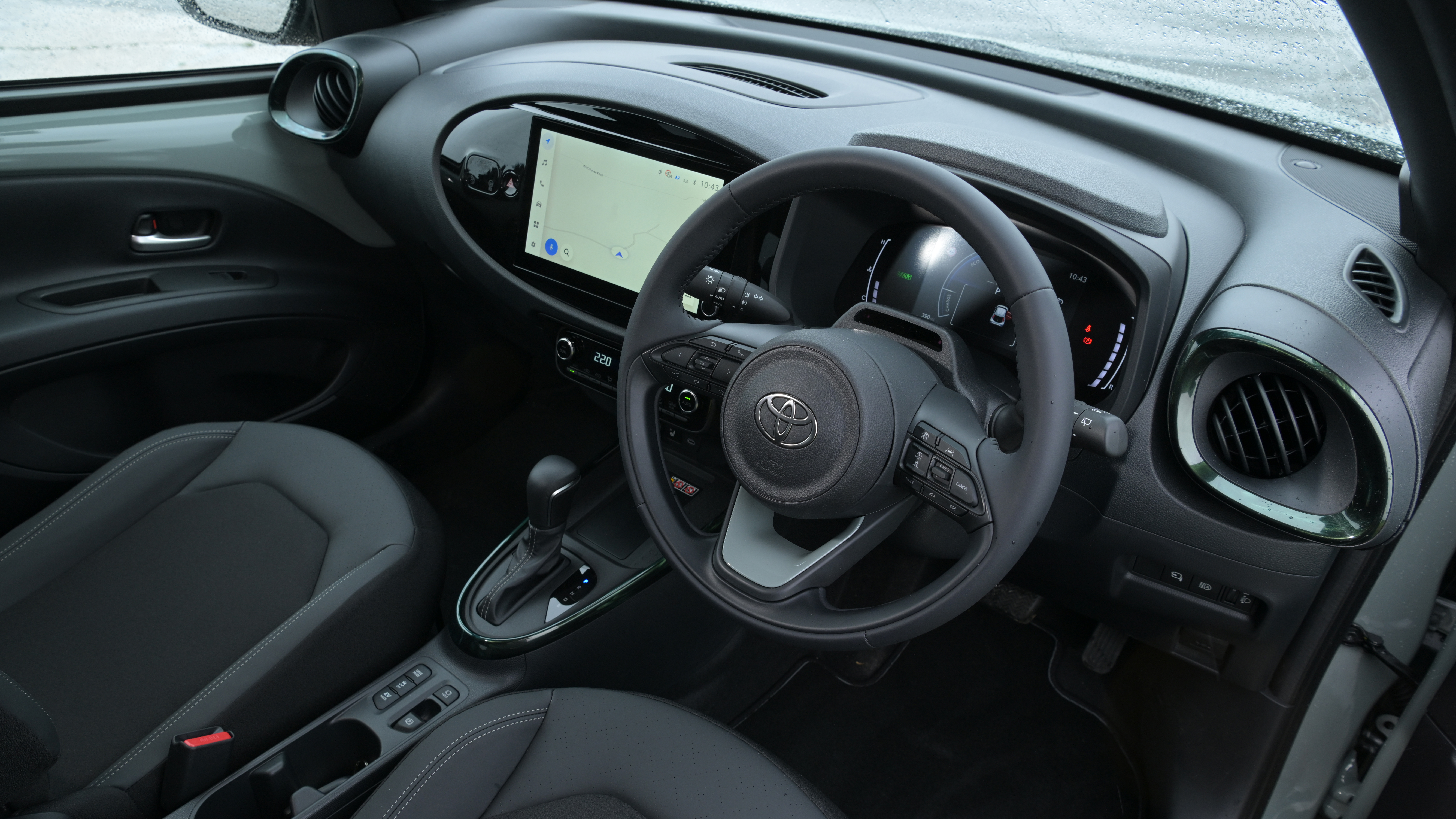 Toyota Aygo X testing in the UK - front interior 