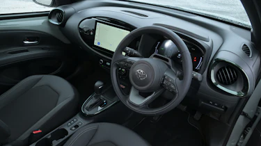 Toyota Aygo X testing in the UK - front interior