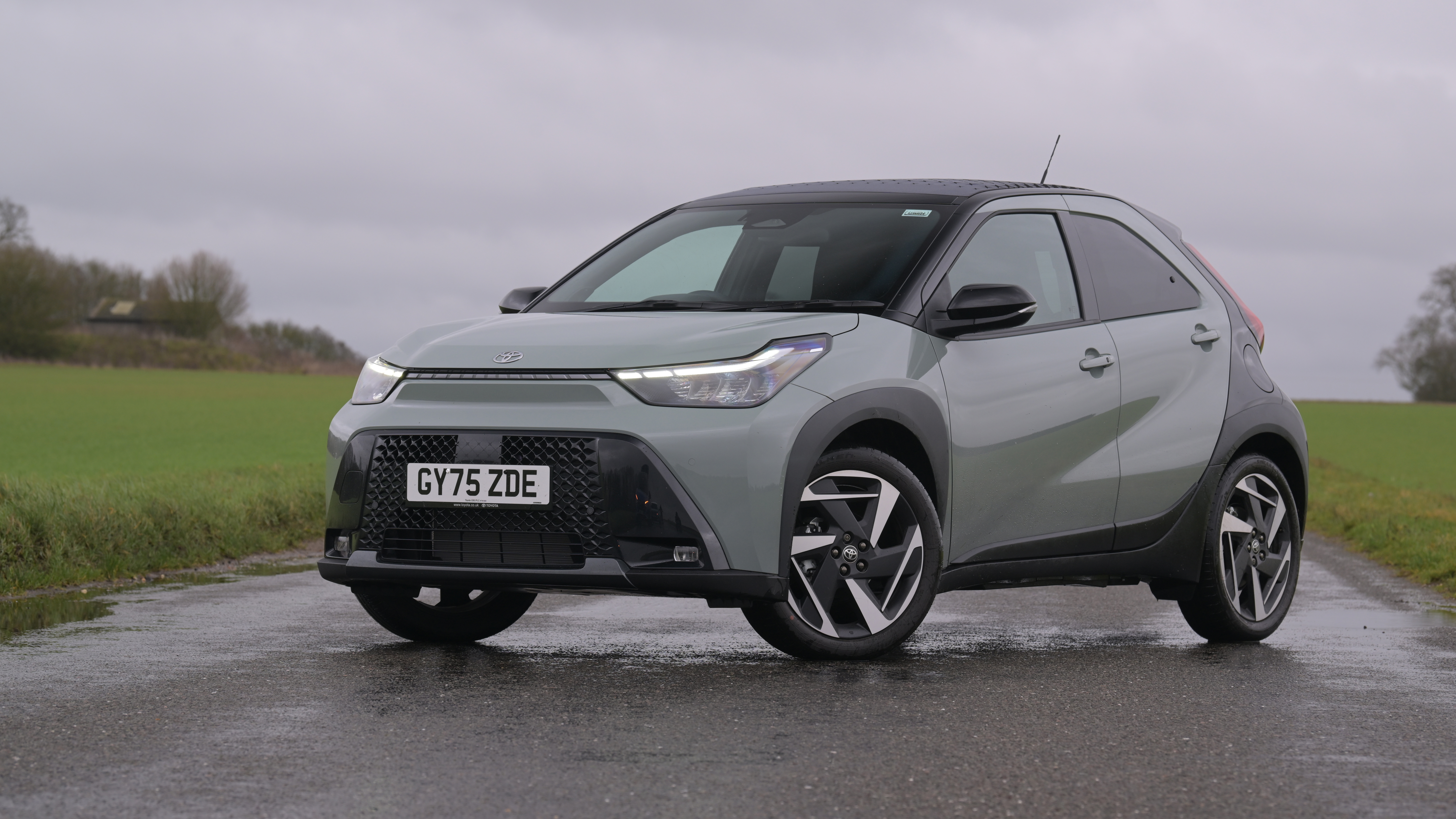 Toyota Aygo X testing in the UK - front static 