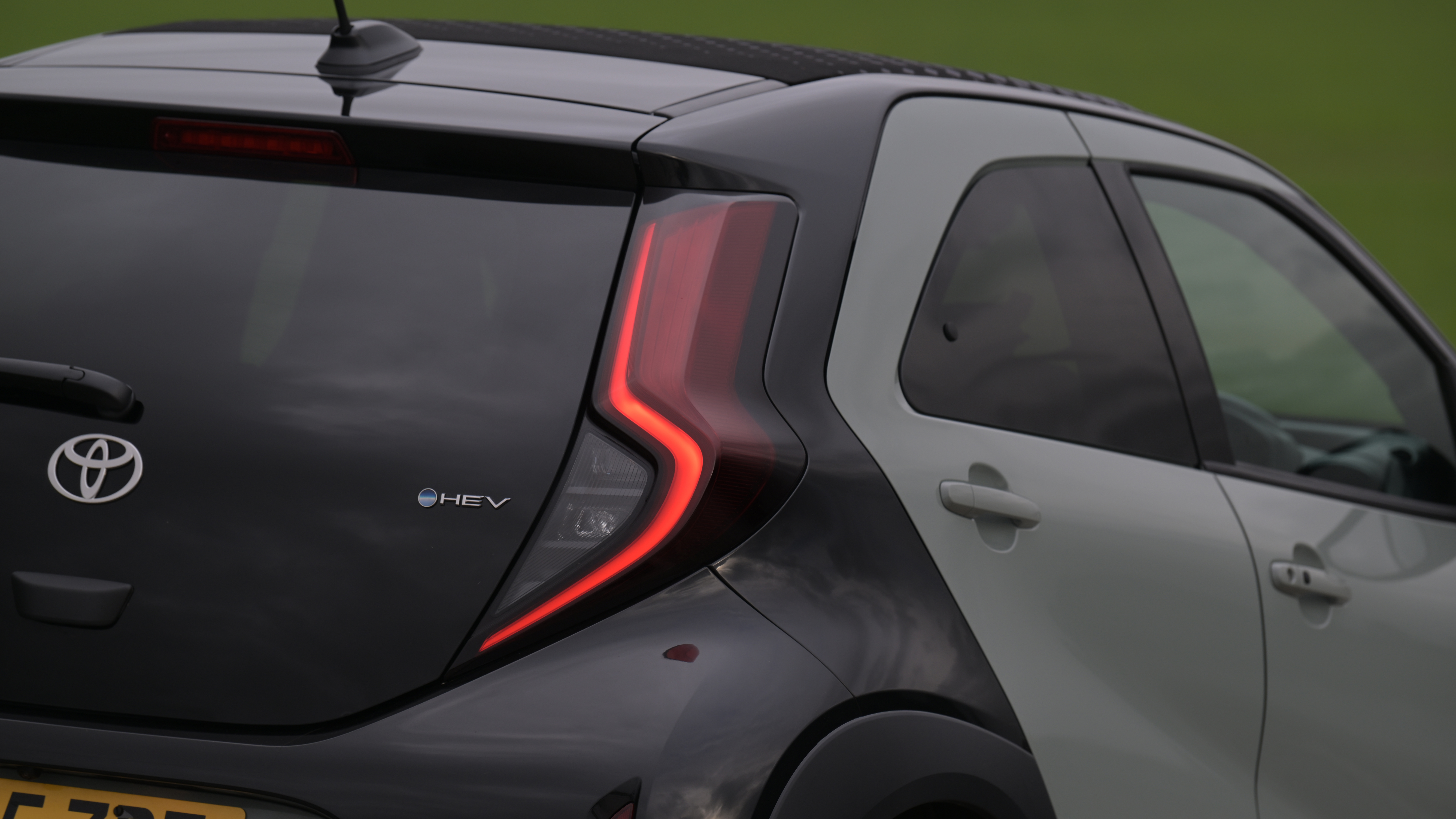 Toyota Aygo X testing in the UK - rear tail light 