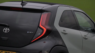 Toyota Aygo X testing in the UK - rear tail light