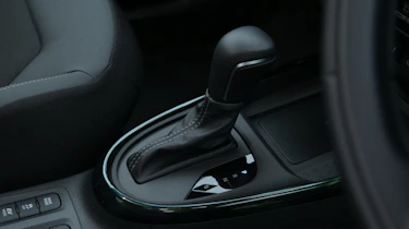 Toyota Aygo X testing in the UK - centre console and gear selector
