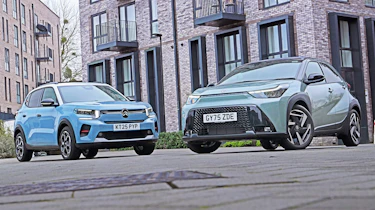 Toyota Aygo X vs Citroen C3 - front end