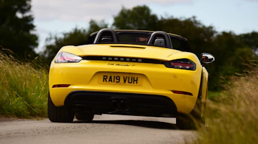 Used Porsche 718 Boxster Mk4 - rear action