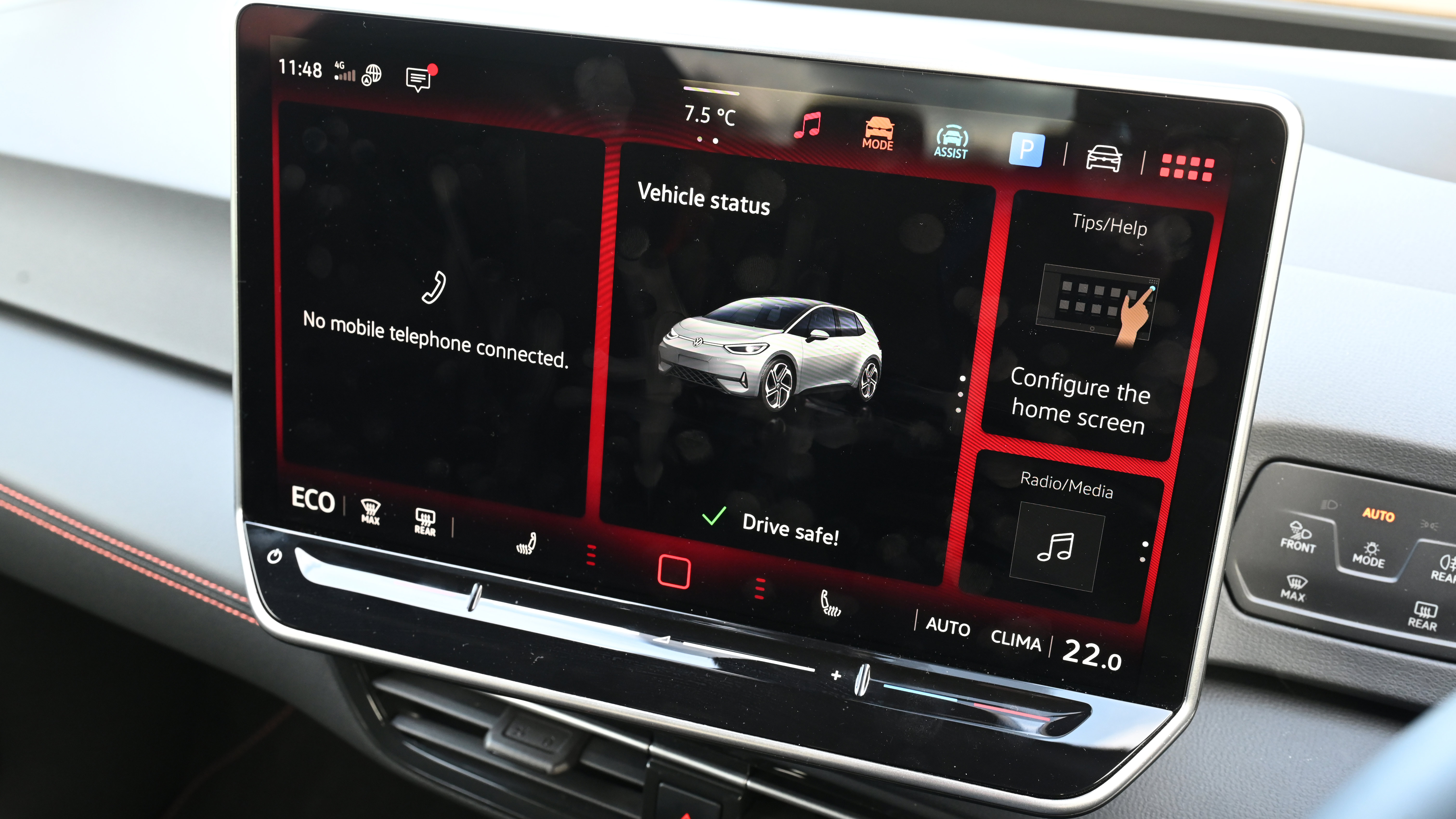 Volkswagen ID.3 GTX Fire &amp; Ice - screen