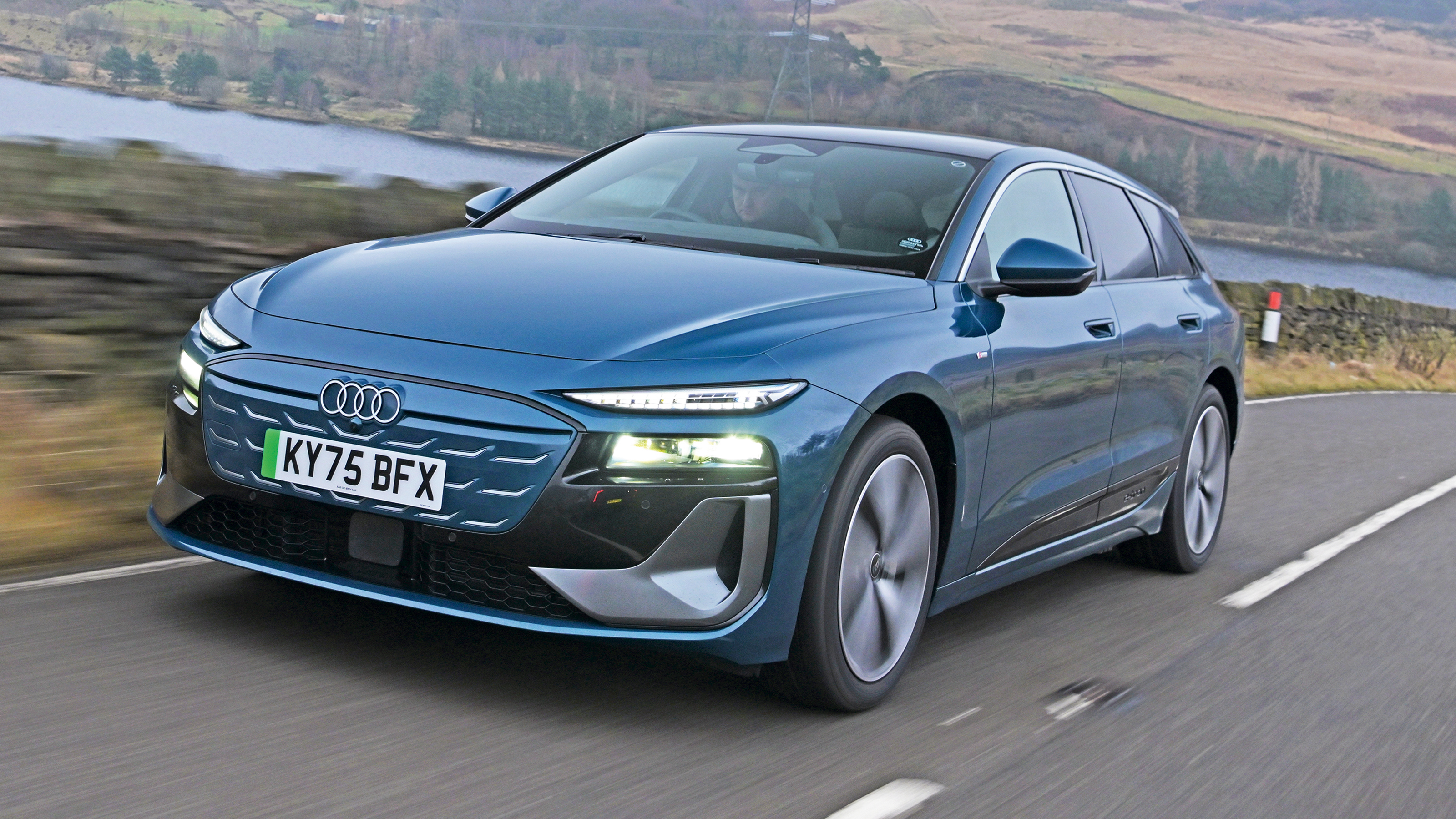 Winter range test - Audi front 3/4