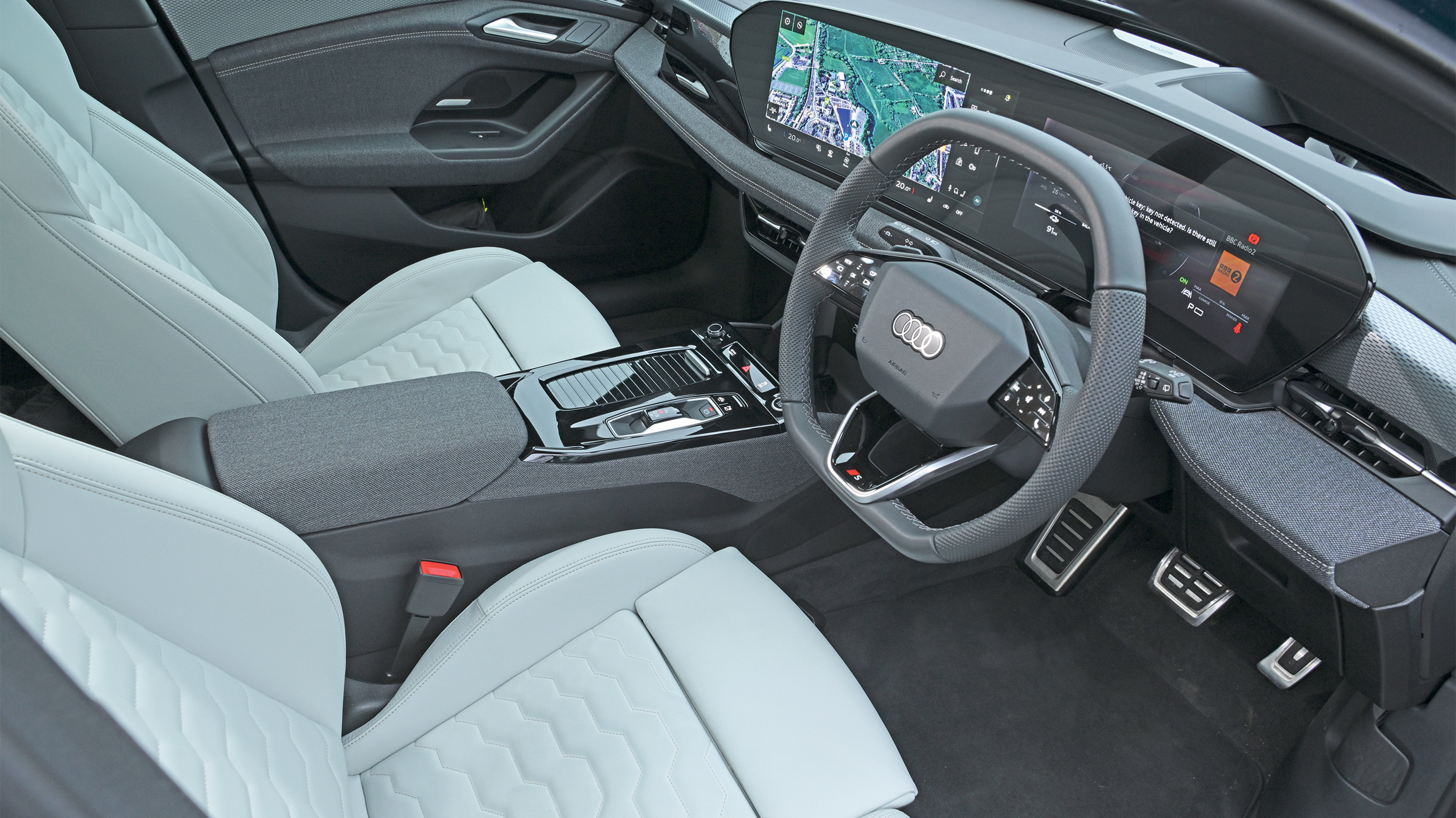 Winter range test - Audi interior