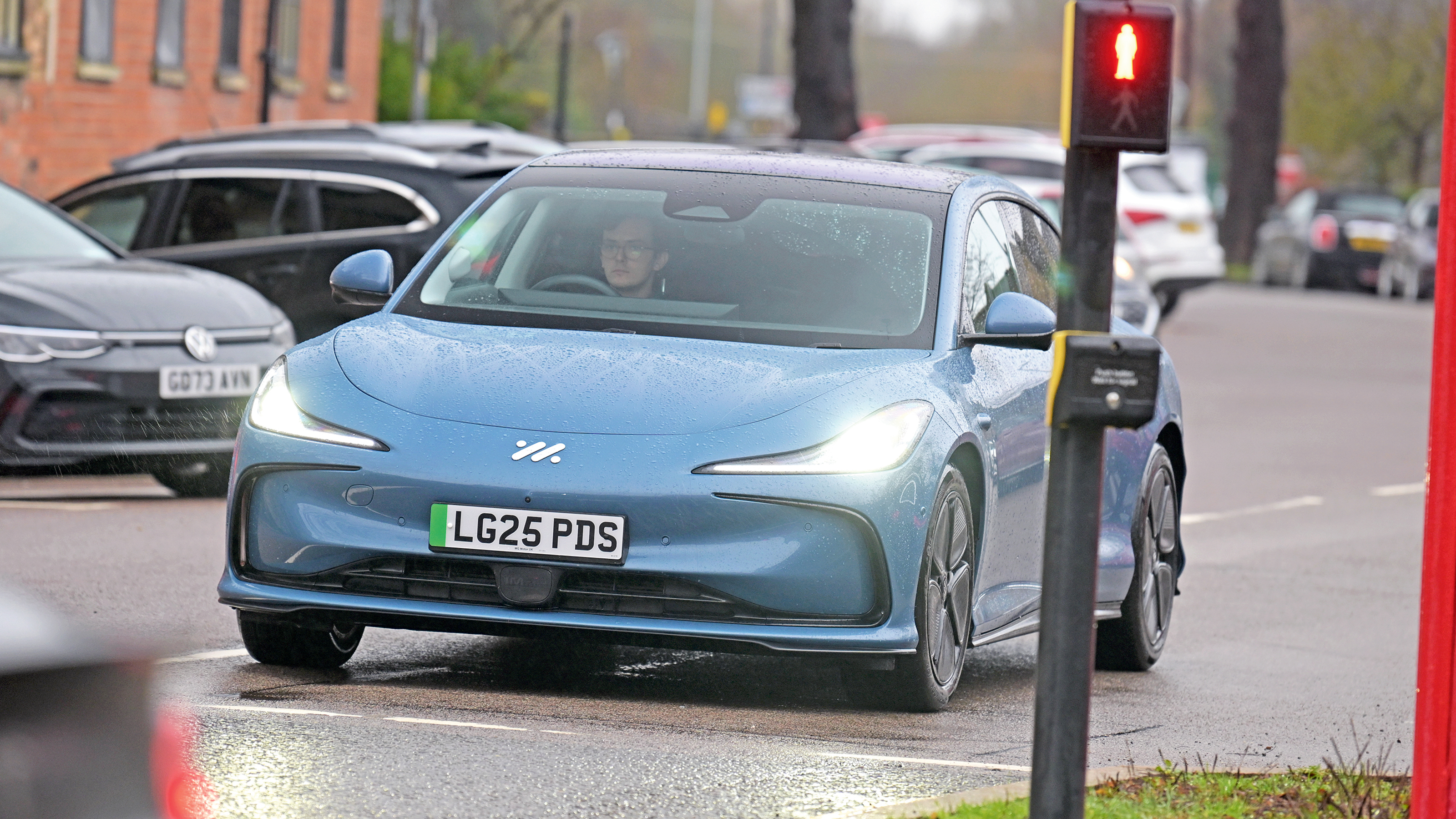 Winter range test - MG at traffic lights