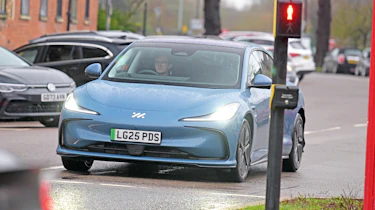 Winter range test - MG at traffic lights