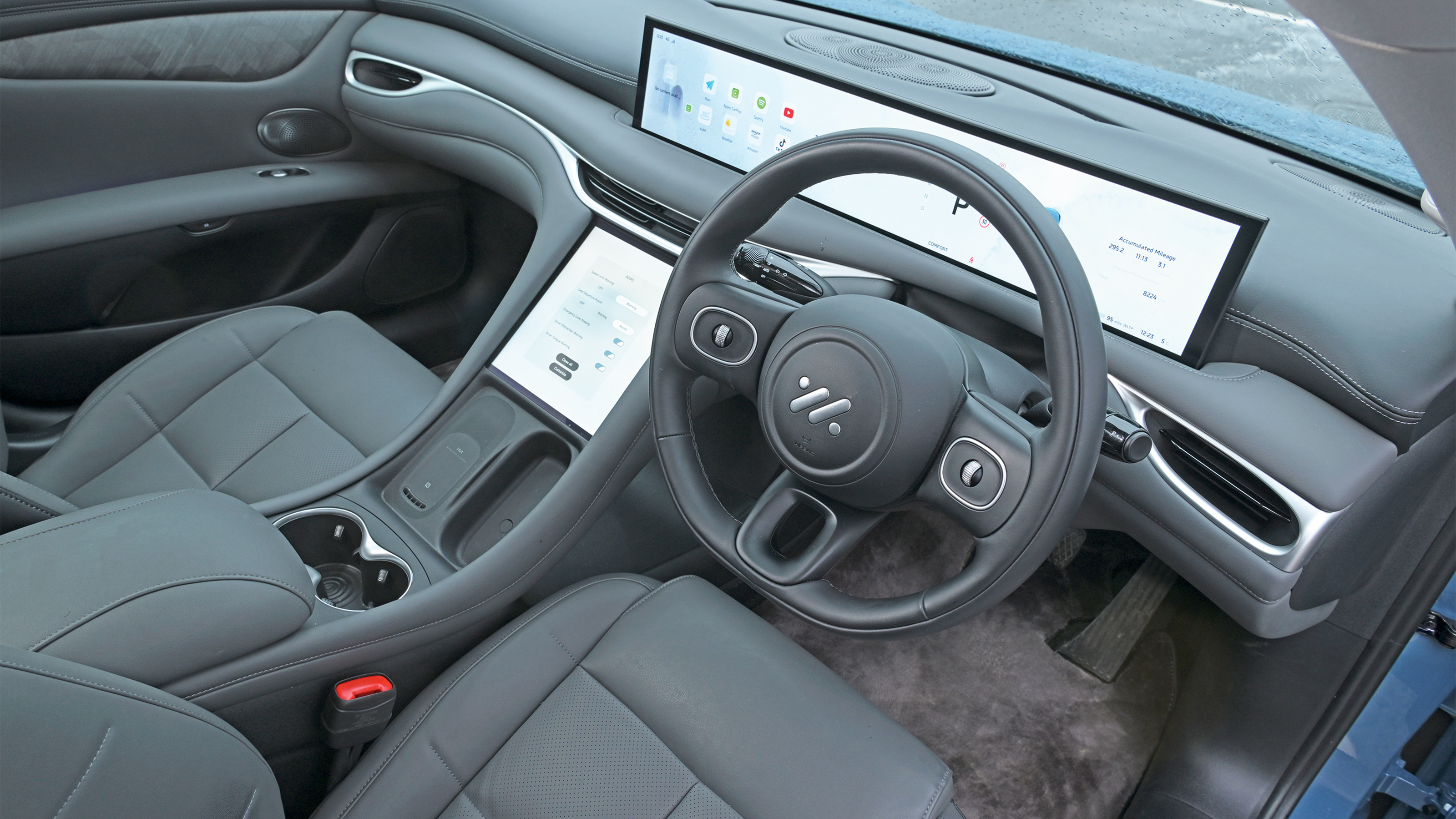 Winter range test - MG interior