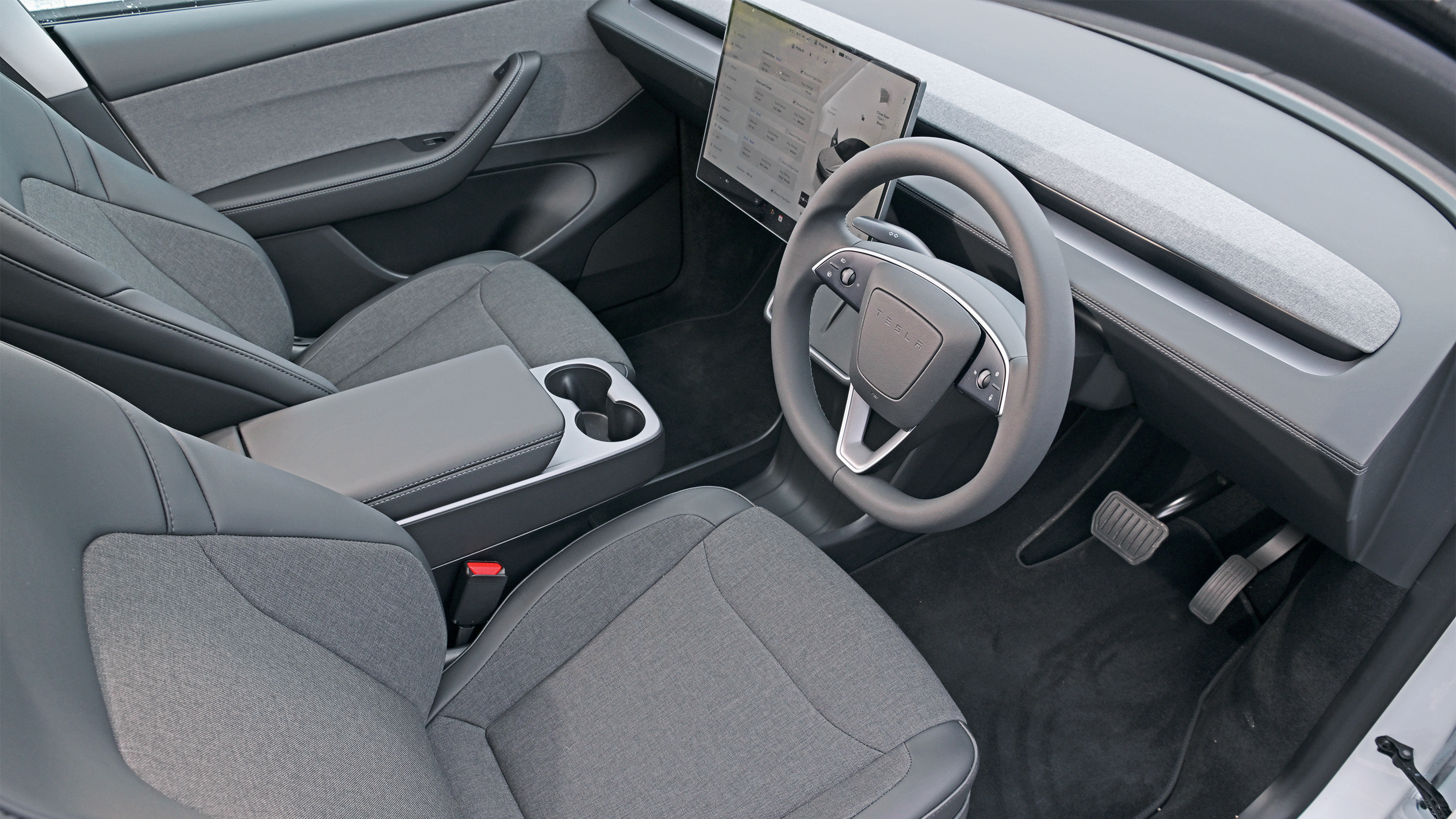 Winter range test - Tesla interior