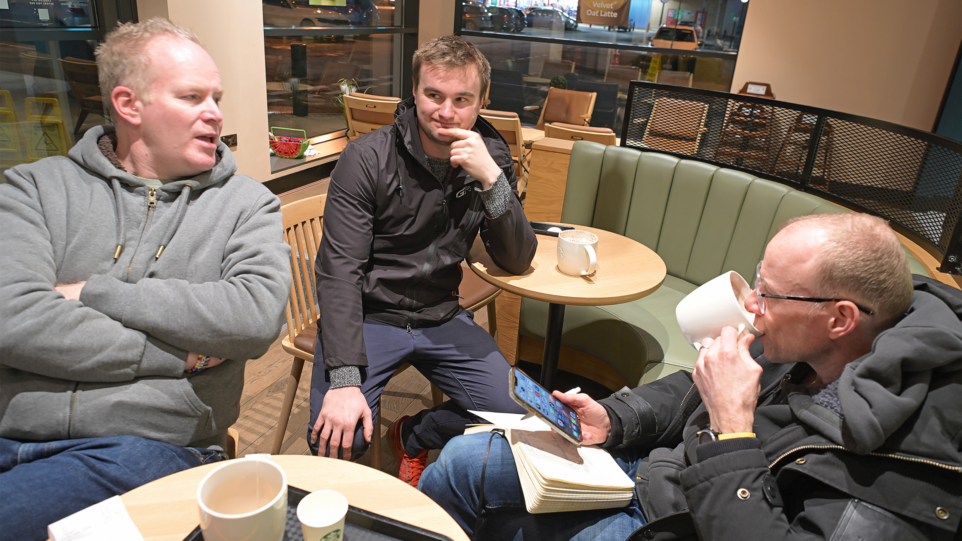 Winter range test - coffee break