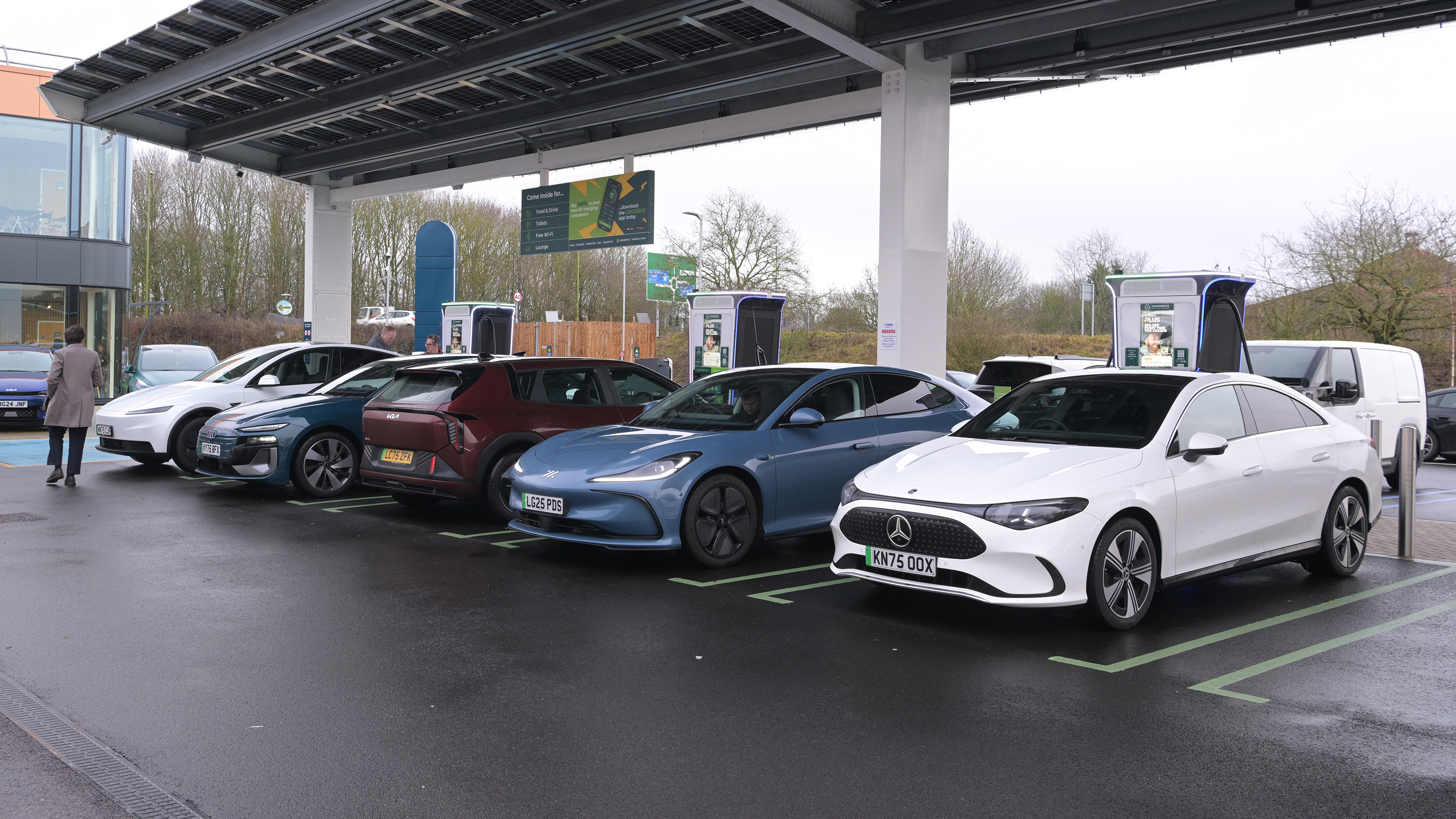 Winter range test - front end line-up