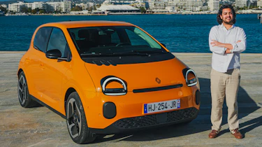 Jordan Katsianis with the Renault Twingo